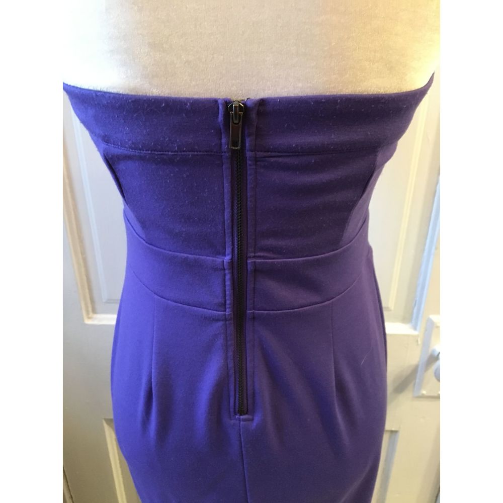 Strapless Purple Dress - Picture 7 of 10